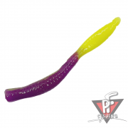 Силиконовые приманки Cool Place Bomber Stretch, слива/шартрез, сыр