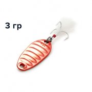 Блесна GT-BIO Obique Stripe II 3гр, красный GT-32T