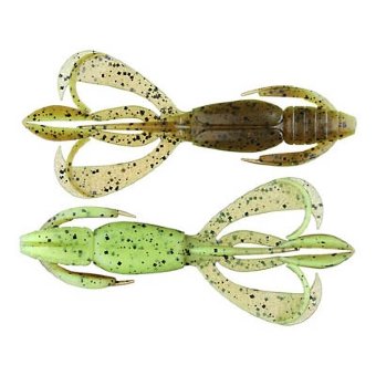 Силиконовая приманка Keitech Crazy Flapper 4.4" - #401 Green Pumpkin PP. Chart.