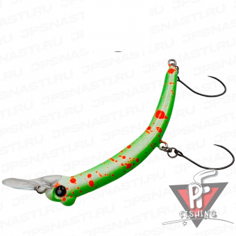 Воблер Mukai Backstroke 55S, 3.5 г, #RU09 Glow (Jpsnasti Oricolor)