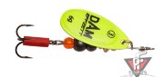 Блесна вращающаяся DAM Effzett Fluo Spinners 12гр - Yellow