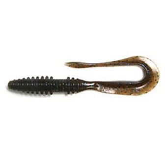 Приманка силиконовая Keitech Mad Wag Mini 3.5" #207 Green Pumpkin PP. Blue