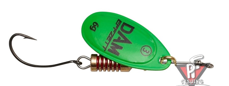 Блесна вращающаяся D.A.M. EFFZETT SPINNER SINGLEHOOK 4G - GREEN
