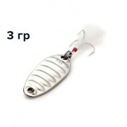 Блесна GT-BIO Obique Stripe II 3гр, серебро  GT-32T