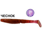 Силиконовая приманка Crazy Fish Scalp Minnow 7-8-13-5 чеснок цв. purple pepper (пурпурный перец)