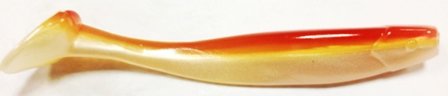 Силиконовая приманка "Gene Larew" SWS213-15 "SALTWATER MINNOW" 3,5'' RED SHRIMP