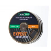 CARP PRO Поводковый материал без оболочки коричневый 25lb 10м