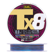 Шнур плетеный Duel PE Tx8 #0,8 0,15мм 200м (5Color)