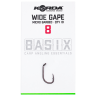 KORDA Крючок Basix Wide Gape №8 с микробородкой 10шт