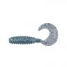 Твистер Dragon Jumper 2"/5cm 20 шт. CLEAR silver+blue glitter