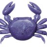 Силиконовая приманка Marakyu  CRAB M" Purple