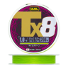 Шнур плетеный Duel PE Tx8 #1,0 0,17мм 200м (lime green)