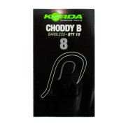 KORDA Крючок Choddy Barbless №8 без бородки 10шт (Уценка)
