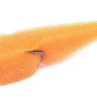 поролоновая рыбка  8см, оранжевая ( уп. 5шт.)	