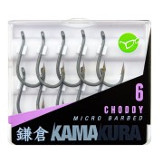 KORDA Крючок Kamakura Choddy №6 с бородкой 10шт (Уценка)