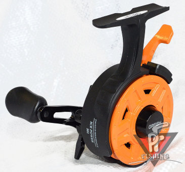 Катушка ICE POWER 501 ( 3BB+1RB, 0.15-160м,0.20-92м, 2.5:1, пластик.шпуля, механ.тормоз, левая)