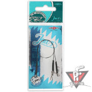 Поводок титановый Mikado JAWS STRONG 25cm/18кг.( 2 шт.)