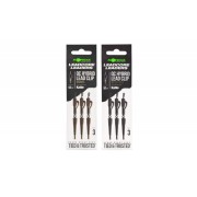 KORDA Монтаж готовый Kable Leadcore Leader Hybrid Lead Clip QC Swivel Gravel 50см