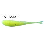 Силиконовая приманка Crazy Fish Glider 2.2" 35-55-54-6-F кальмар цв. green acid (зеленая кислота)