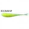 Силиконовая приманка Crazy Fish Glider 2.2" 35-55-54-6-F кальмар цв. green acid (зеленая кислота)
