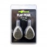 KORDA Грузило Flat Pear Inline Blister 4.0oz 112г (Уценка)