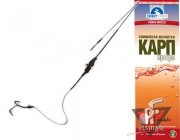 Карп Профи  (клипса 250г, крючок H-G №2, тест 20lb)