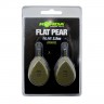 KORDA Грузило Flat Pear Inline Blister Gravel 3.5oz 98г