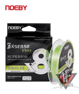 Плетенка NOEBY EXSENSE PRO PE 8 Braid  150m  1.5# 30 lb 0.218mm (light green)