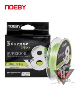 Плетенка NOEBY EXSENSE PRO PE 8 Braid 150m 1.5# 30 lb 0.218mm (light green)