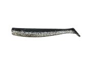 Силиконовая приманка "Gene Larew" LJ09-10 "LONG JOHN MINNOW" 3'' CLEAR SILVER/BLACK BACK