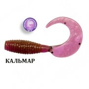 Силиконовая приманка Crazy Fish Angry Spin 1" 20-2,5-12-6 кальмар цв. ultraviolet (ультрафиолет)