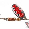 Блесна вращающаяся D.A.M. Effzett Standart Spinner 04гр - Silver Black Dot