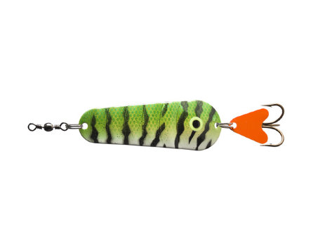 Блесна колеблющаяся Abu Garcia Atom 25г Green/Flame 