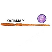 Силиконовая приманка Crazy Fish Cruel Leech 4" 7 шт. 41-100-9-6 кальмар цв. caramel (карамель)