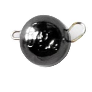 Вольфрамовая чебурашка GRFish,3 гр., цвет черный с блестками, уп.5 штук