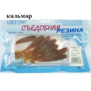Съедобная резина Grfish Moving Effect Fat 2.8" 71mm, аттр.кальмар, уп.8шт, цвет #34