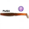 Силиконовая приманка Crazy Fish Scalp Minnow 7-8-10-2 рыба цв. motor oil (моторное масло)