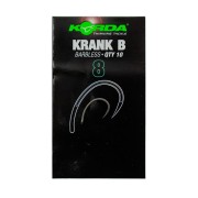 KORDA Крючок Krank Barbless №8 без бородки 10шт (Уценка)