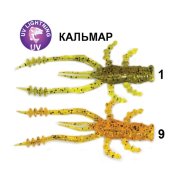 Силиконовая приманка Crazy Fish Crayfish 26-45-M68-6 кальмар цв. MIX68