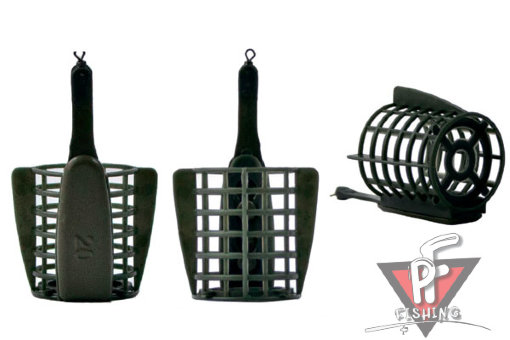 Кормушка фидерная пластиковая ПРОФИ с дном, 60 г, уп.10 штук