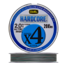 Шнур плетеный Duel Hardcore PE X4 #2,0 0,242мм 200м (5color-yellow marking)