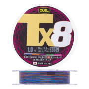 Шнур плетеный Duel PE Tx8 #1,0 0,17мм 300м (5Color)
