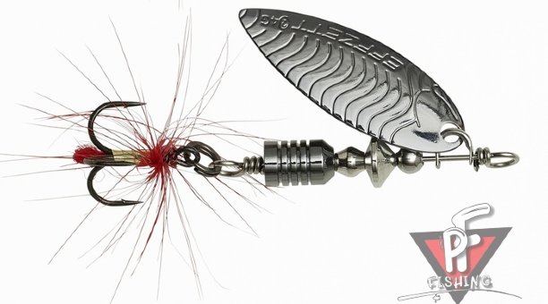 Блесна DAM Effzett UV-Spinners 4гр - Gunsmoke