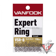 Заводные кольца Vanfook VSR-B, #1, 9 кг, Stealth Black