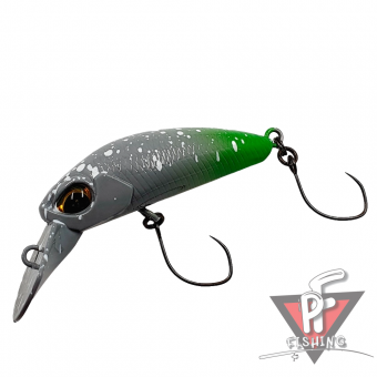 Воблер ValkeIN Kuga WW SS, 3.3 г, LTD 37 Northern Lights (UV Color)