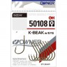 OWNER Крючок K-Beak w/eye gold №1 8шт