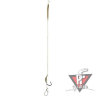 Крючки с поводками Mikado MAGGOT RIG - 23 см, кр.№4, 25 lbs (уп.-2шт.)