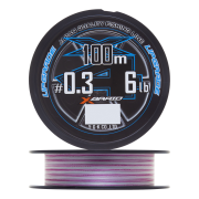 Шнур плетеный YGK X-Braid Upgrade PE X4 #0,3 0,09мм 100м (pink/white)