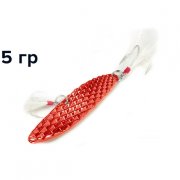 Блесна GT-BIO Shinny S-Hyperbola 4.7см, 5гр, красный  GT-32T