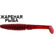 Силиконовая приманка Crazy Fish Scalp Minnow 7-8-11-3 жареная рыба цв. ruby (рубин)